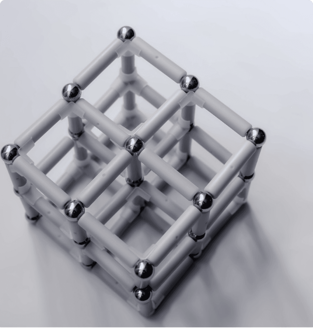 A cube made out of magnets